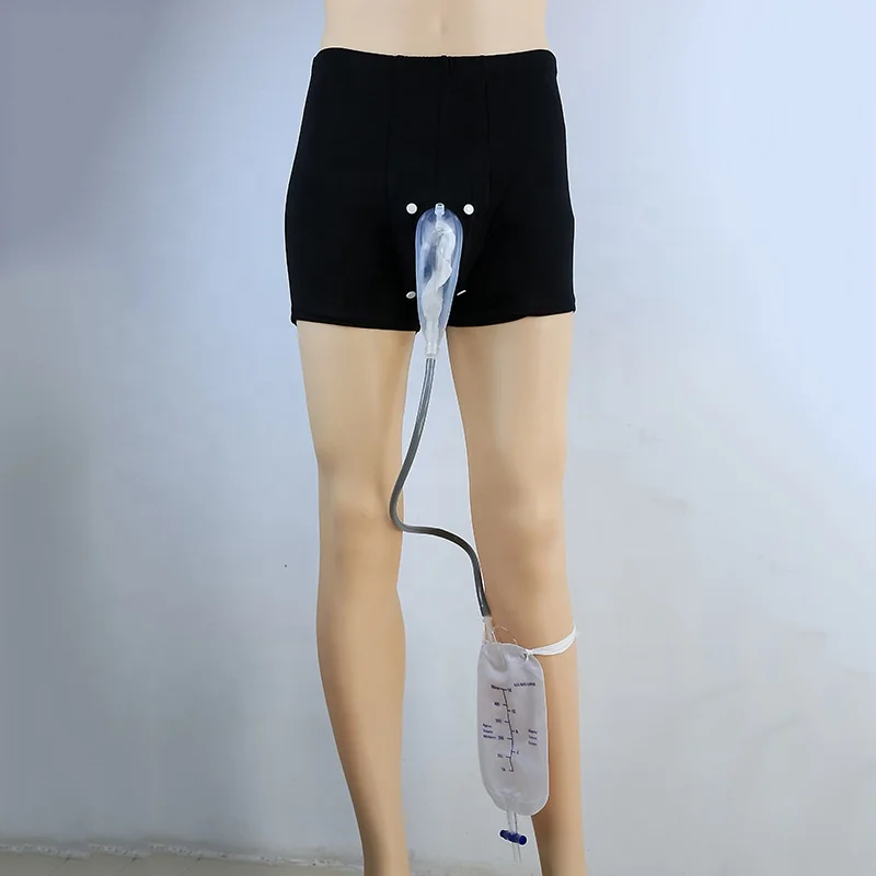 Reusable Men Urinary Receiver Urine Collector Kit Fixed Urine Catheter