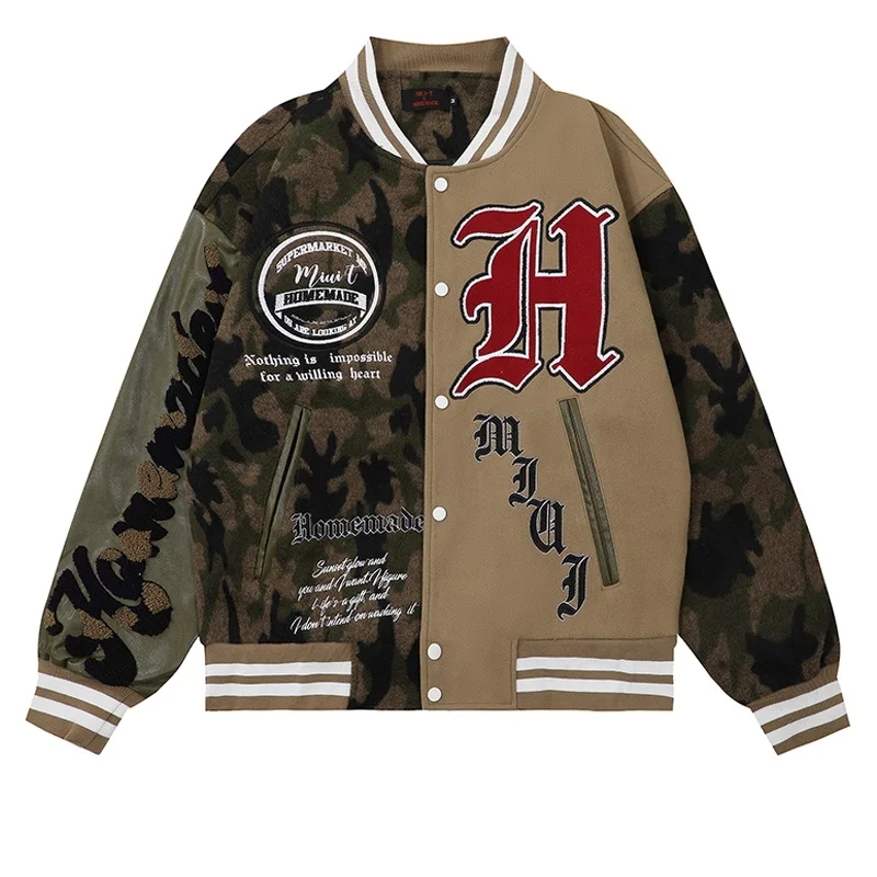 Winter Stylish camouflage Logo New Styles Korean Jackets For Men Fitness Warmer Jacket