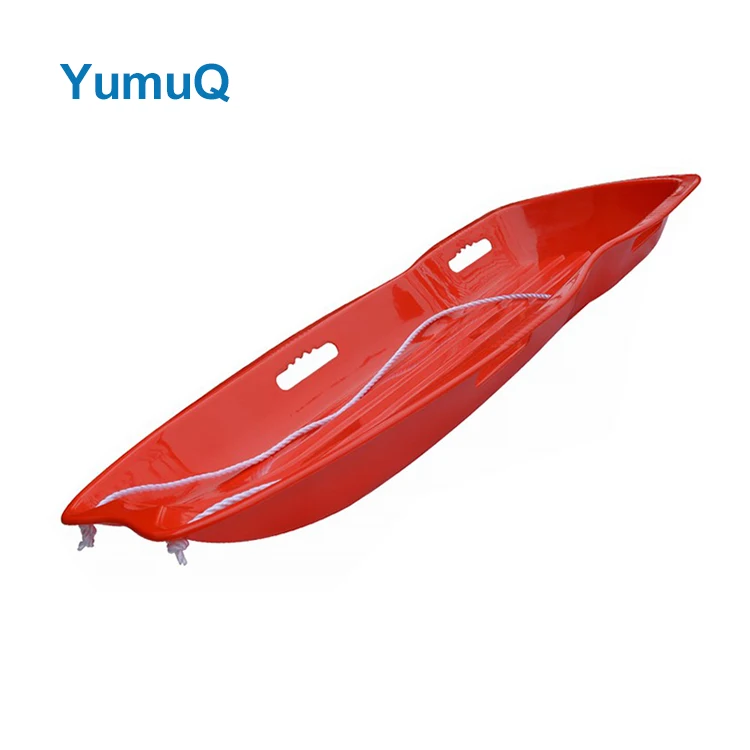 YumuQ Custom Color 120cm Portable Reindeer Animal Snow Gliding With Sleds Sledge For Sleding Tobaggan