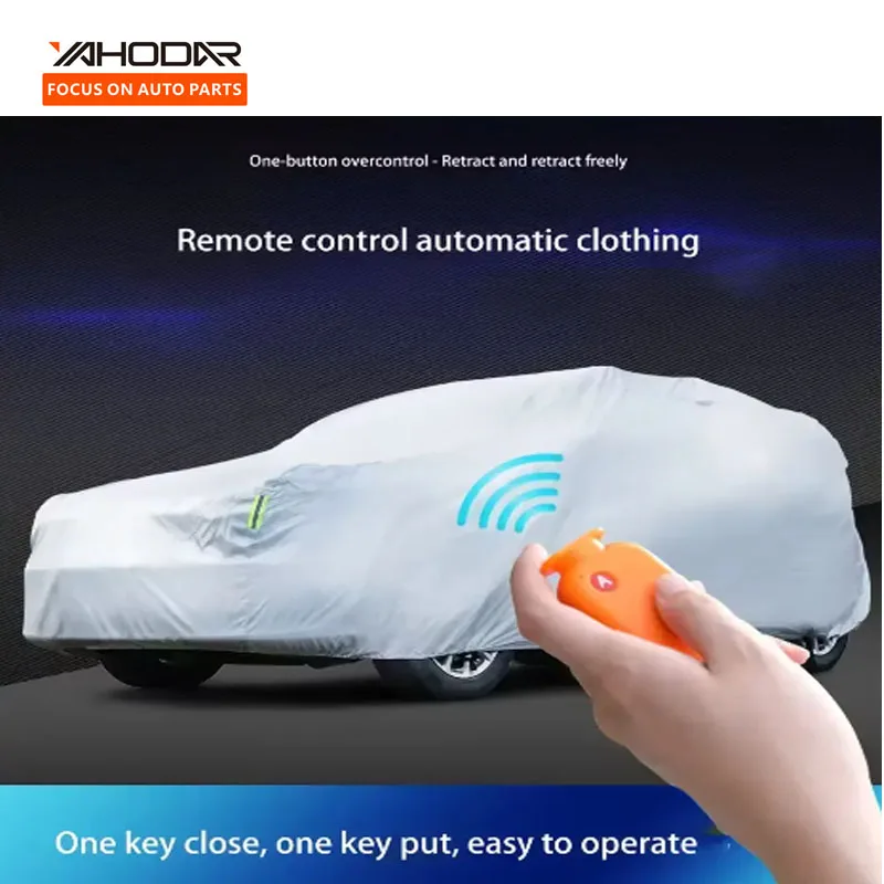 universal car cover waterproof sunscreen protection scratch resistant  automatic Car Body Cover with cotton Car Accessories