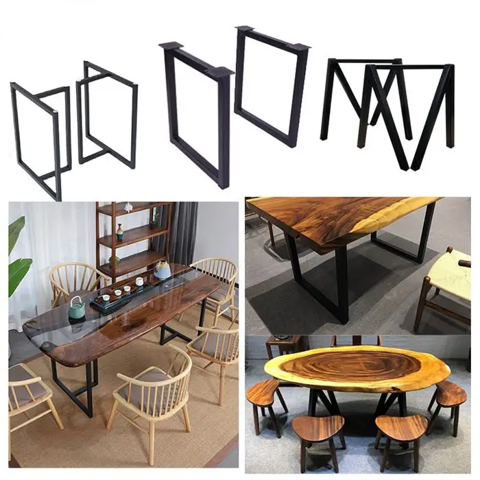 Table Legs Industrial Cast Iron Steel Frame X Shape Desk Office Bench Dinning Coffee Dining Furniture Metal Table Legs For Table