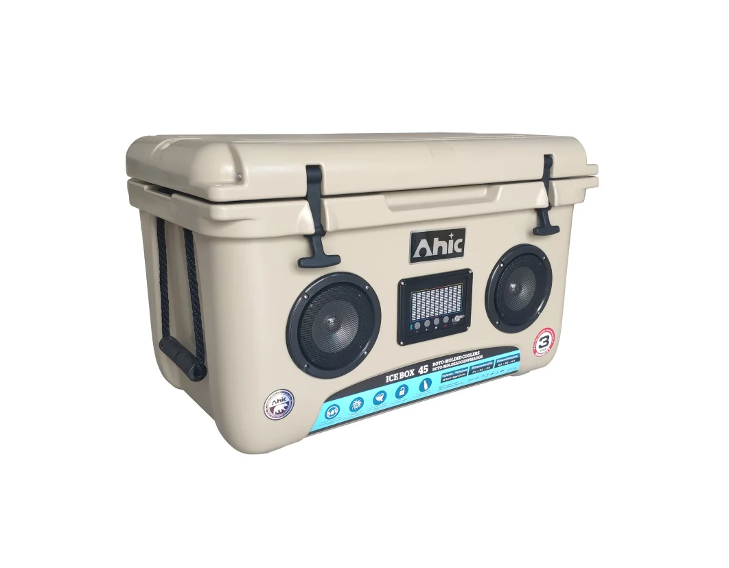 High output audio speaker cooler,music stereo cooler box,Cooler with Speaker