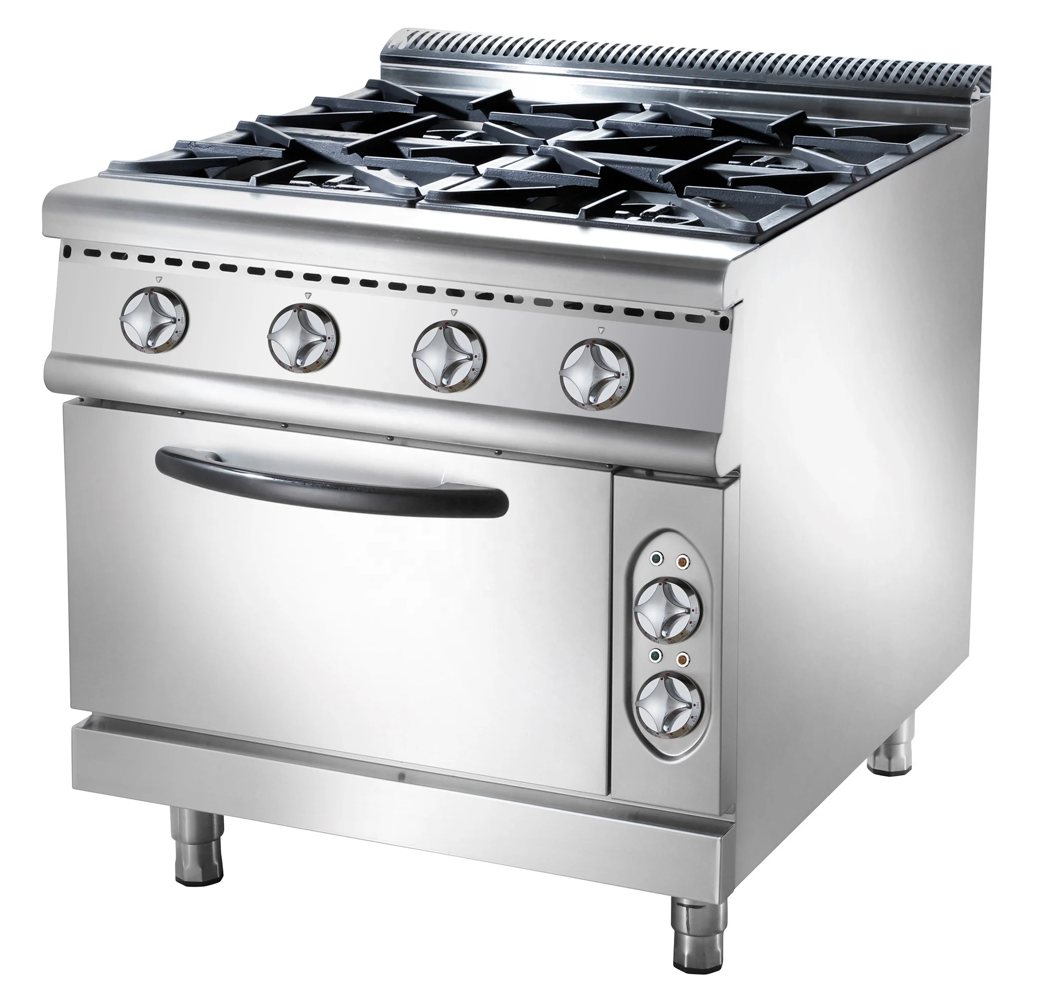 Luxury Gas Combination Oven with Electronic Direct Spark Ignition and Flame Failure Safety Device for each control