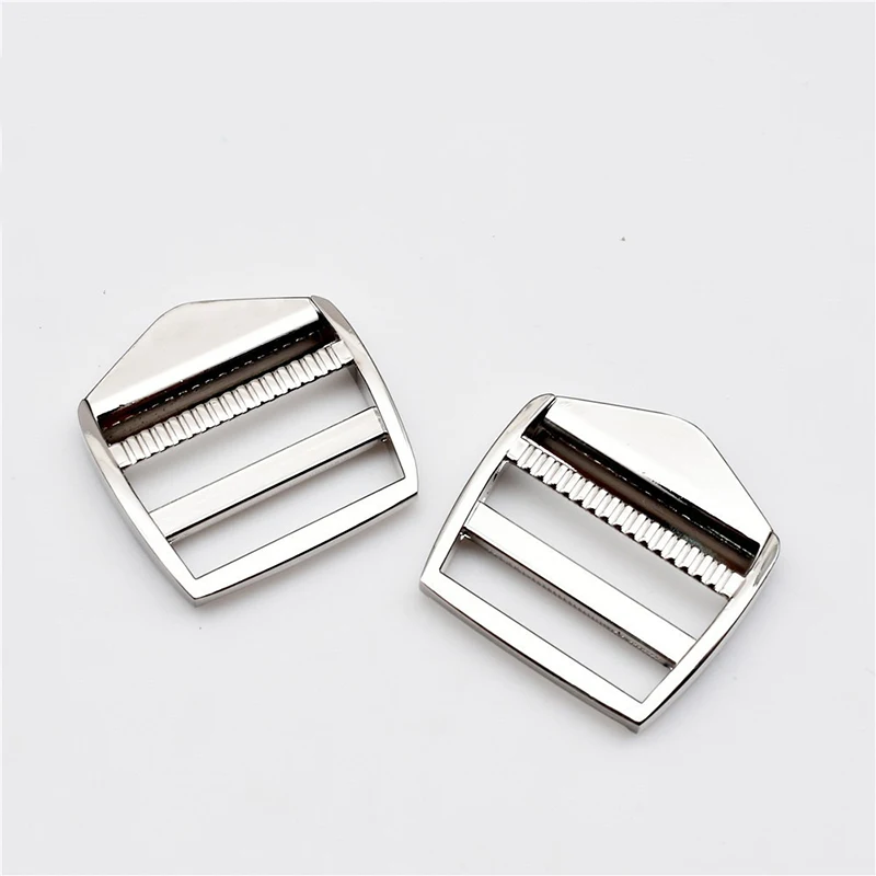 Wholesale Metal Ladder Lock Slider Bag Shoulder Strap Adjustable Buckle Inner 20/25/32/38mm Backpack Buckle Accessories