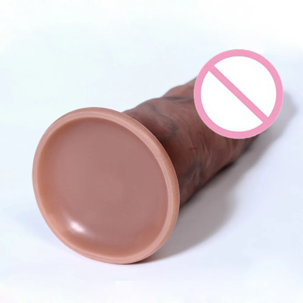 Liquid silicone skin simulation dildo penis female masturbation adult sex toy foreign trade hot product