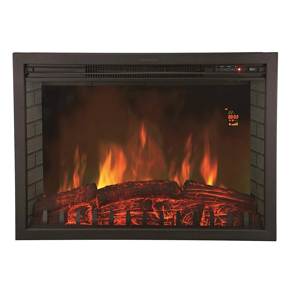 Ningbo factory wholesale modern design 30 inch elektrische sfeerhaarden insert electric fireplace