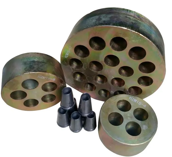 Round PT Anchor System Prestressed Cable Anchor Block PC Strand Steel Anchor Anchorage for Building Materials