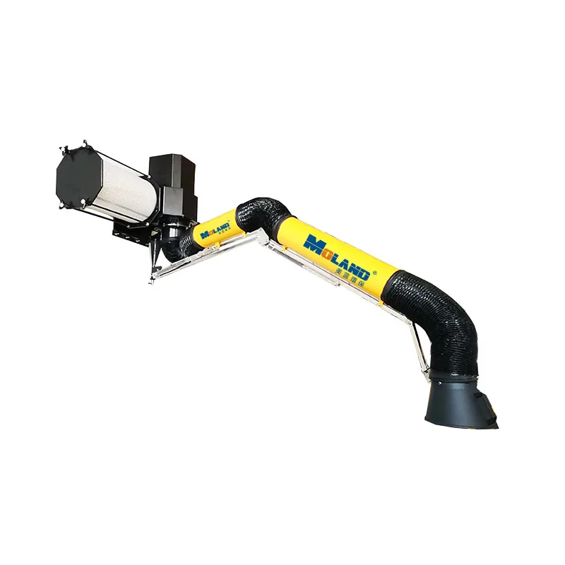 Cartridge Smoke Extractor Wall-mounted Welding Fume Extractor With Suction Arm