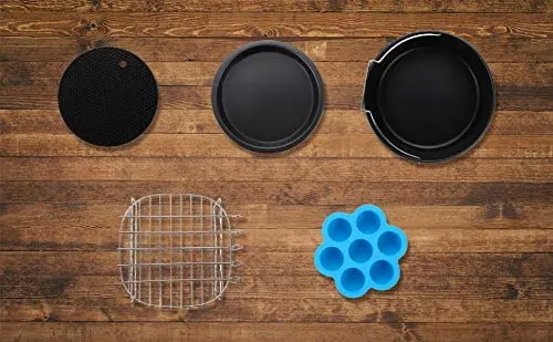 Аксессуары для домашней сковороды 6 шт. корзина жарки тарелка пиццы коврик гриля кастрюли