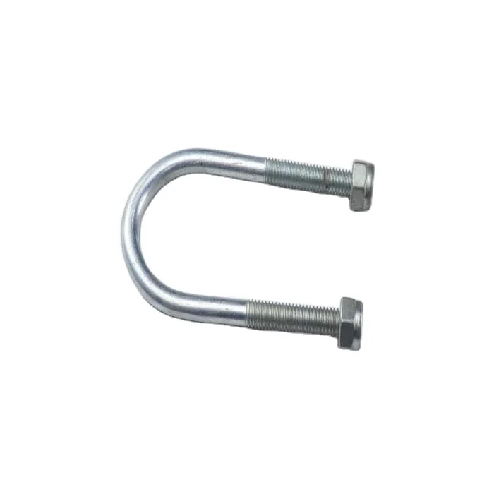 Steel Bar Stamp forming U shape custom bolted pipe clamp