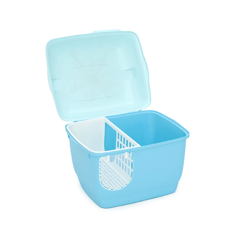 Luxury Automatic Deodorizer Intelligent Enclosed Cat Toilet Self Cleaning Tunnel Anti Belt Out Cat Litter Box