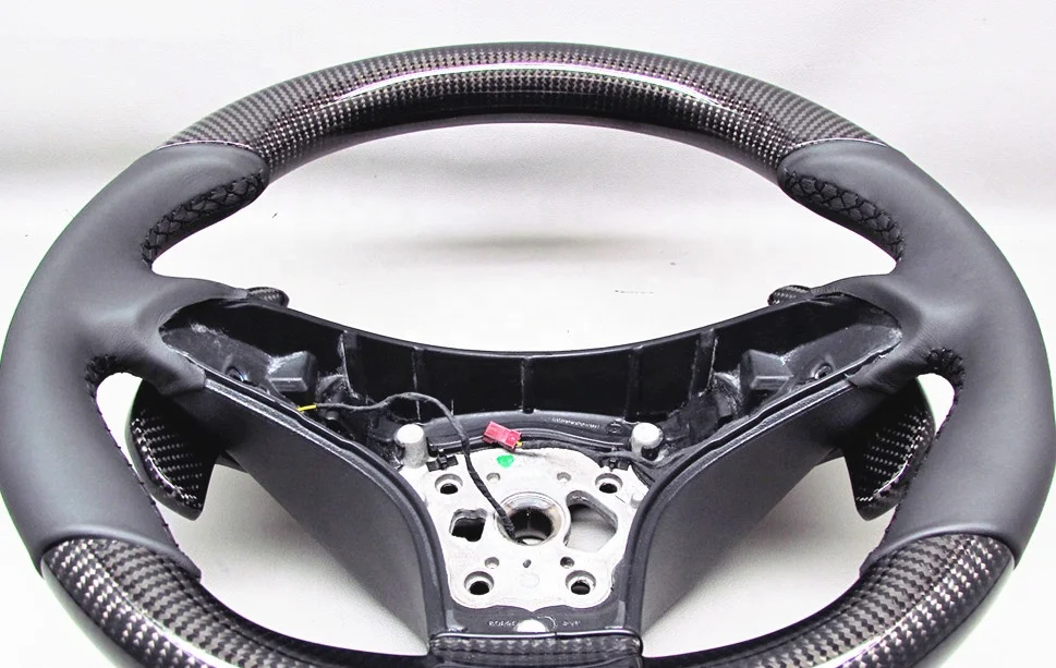 AUTO RACING CAR STEERING WHEEL  FOR Mercedes-Benz W219 CLS63 R230 SL63 SLK63 AMG CARBON  FIBER STEERING WHEEL 2015