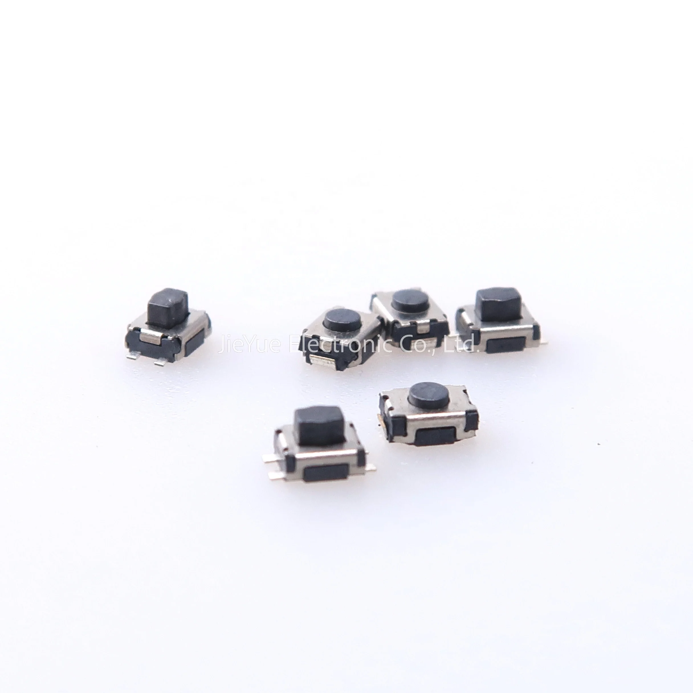 Tactile Switch, 2-Pin/4-Pin Vertical Keycap, 3*4*1.8mm Surface Mount Miniature Micro Push Button