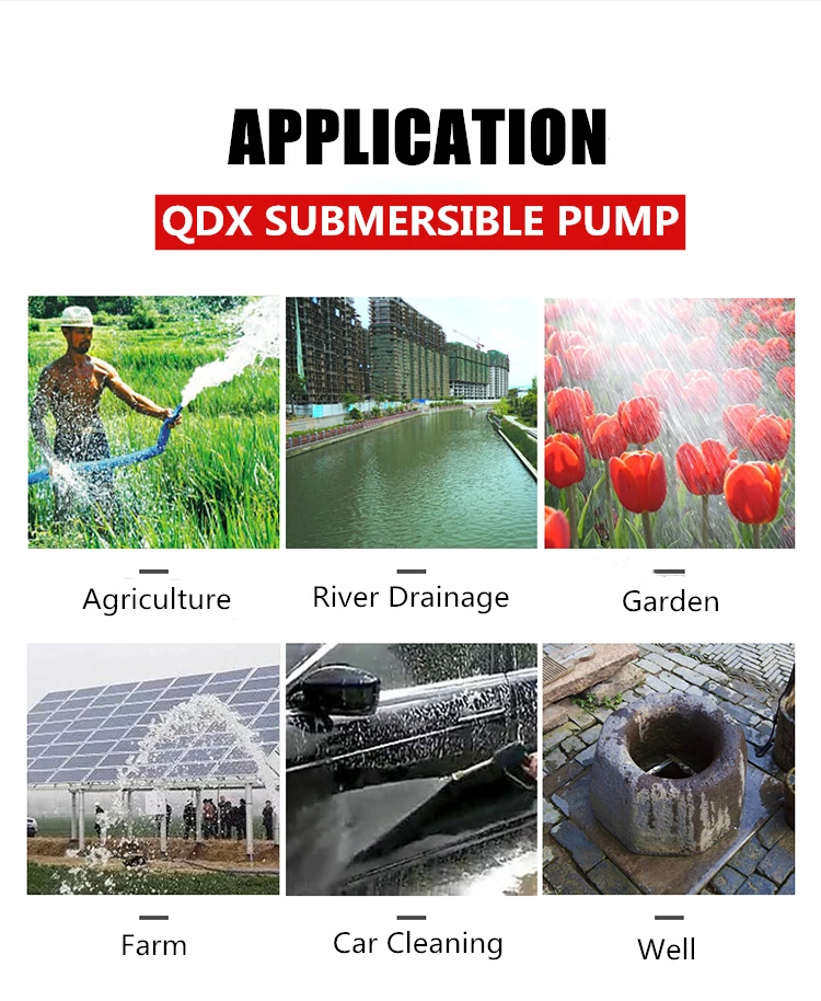 Taizhou daxi manufacturer price list 1 inch 1hp ss pump body cases electrical submersible well water drainage pump