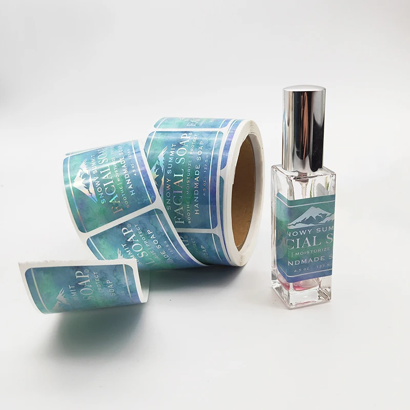 Custom Skincare Private Label Adhesive PP Waterproof Cosmetic Skincare Label Sticker Printing