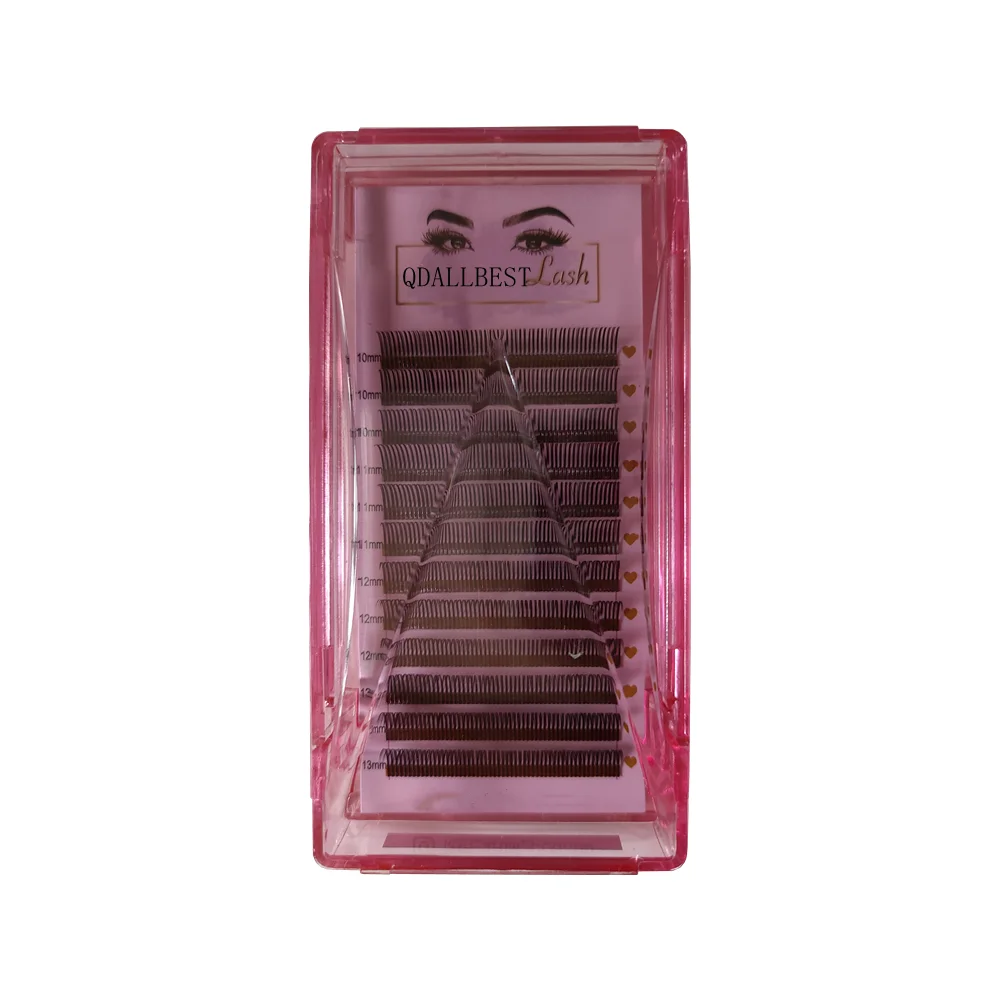 OEM Private Label Factory Full Volume Lash Extension Supplies Faux Mink Cashmere Eyelash Extension Hand Made Matte Black Baddie