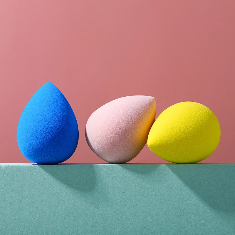 Оптовая продажа мягкий блендер в форме капли спонж для пудры без латекса косметический