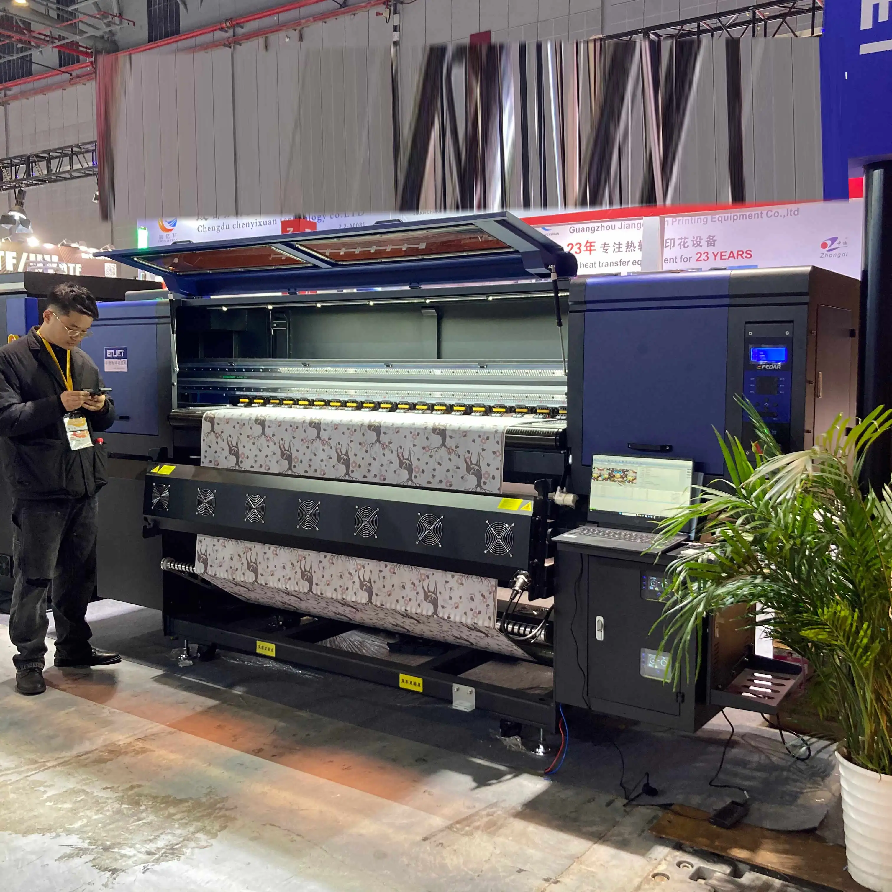 Digital Printer Suitable for Sublimation Ink 1.8m Large Format sublimation printer