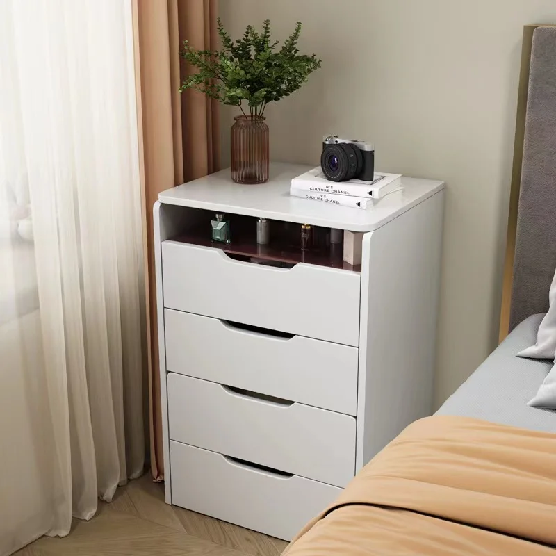 Dressing table modern simple multi-functional flip top super small mirror storage cabinet makeup table