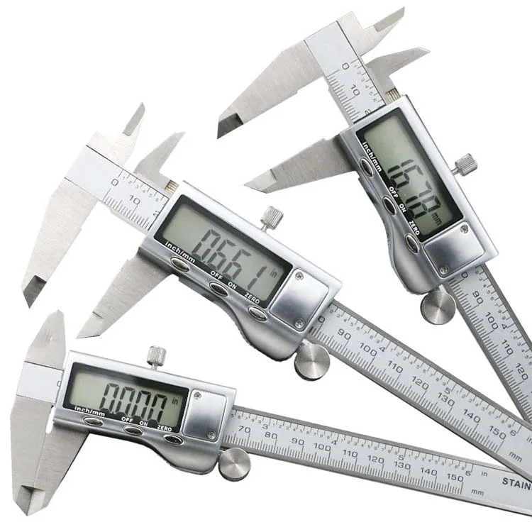 High Precision Measuring Tool 0-150/200/300 mm Waterproof Electronic Metal Stainless Steel Digital Vernier Caliper