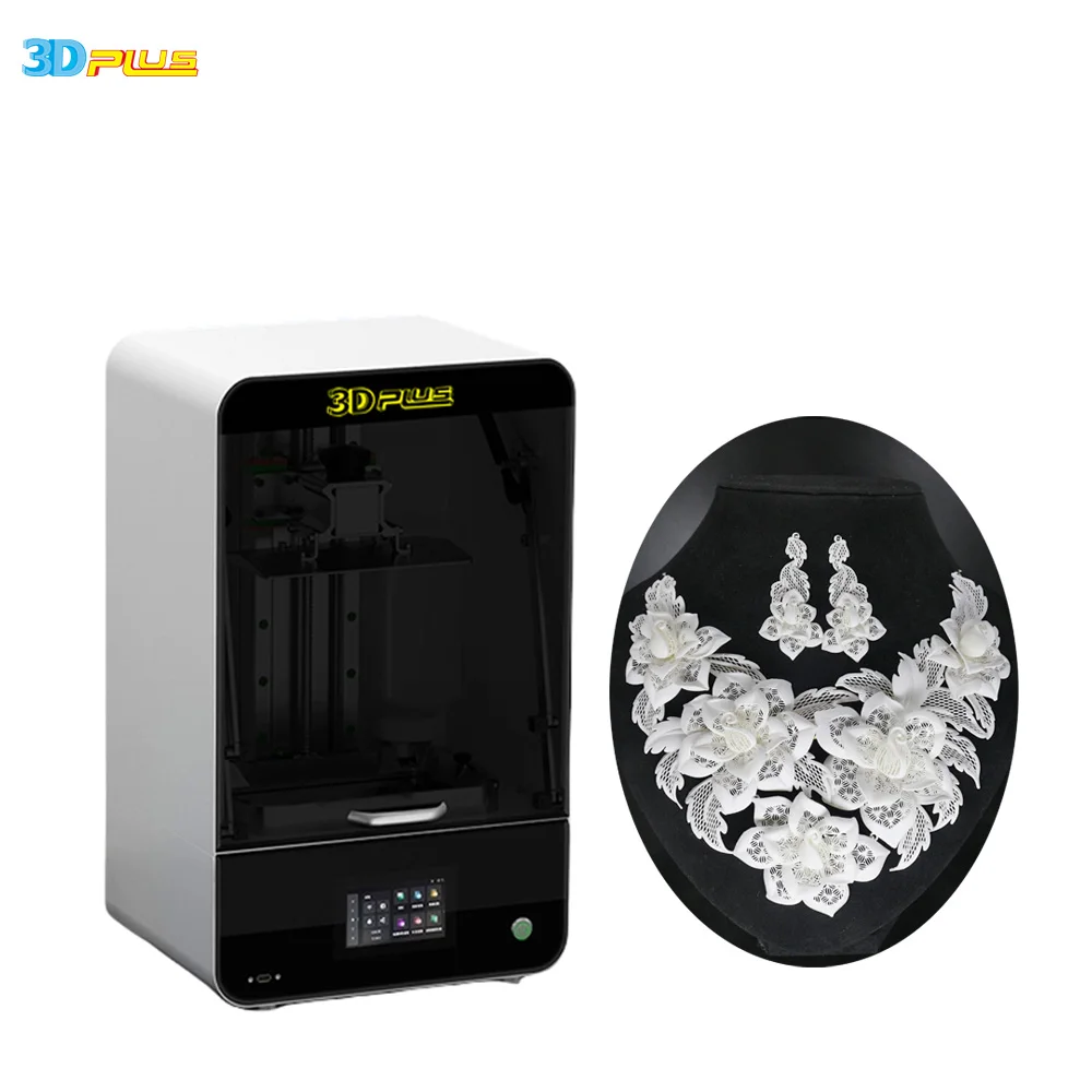 High Resolution 14K White Wax LCD Jewelry 3D Printer Manufacturer Large Print Size