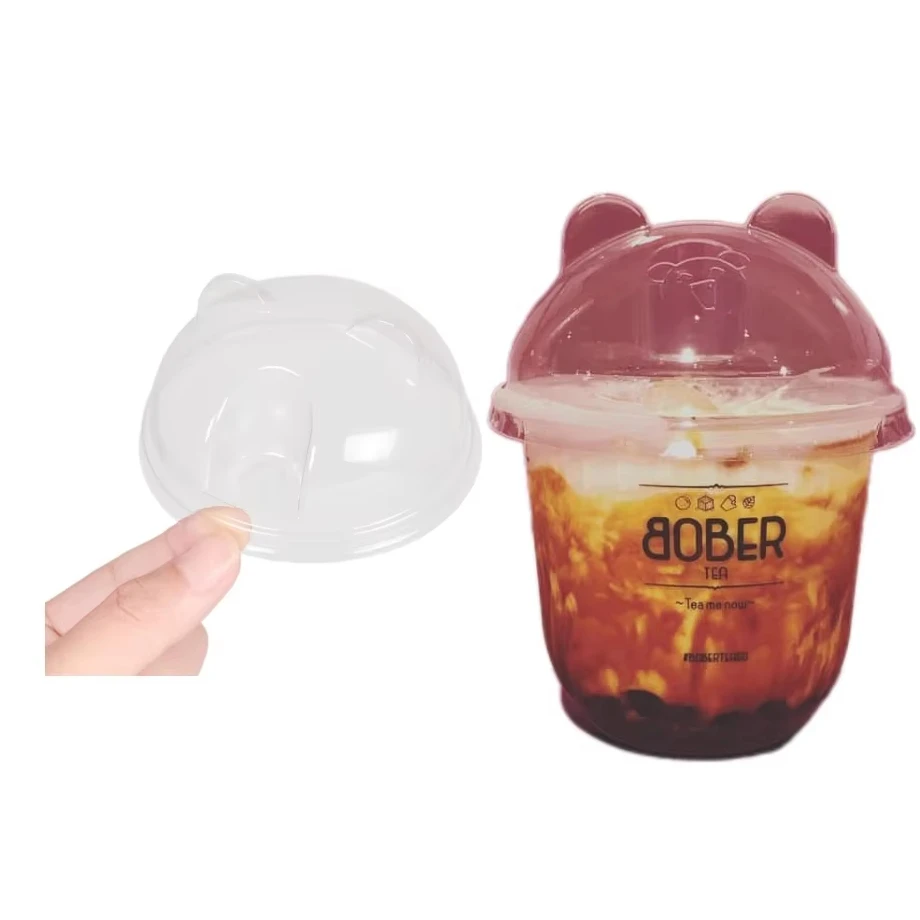 Одноразовые 90 мм пластиковые Boba чашки для чая с молоком крышка пластиковая