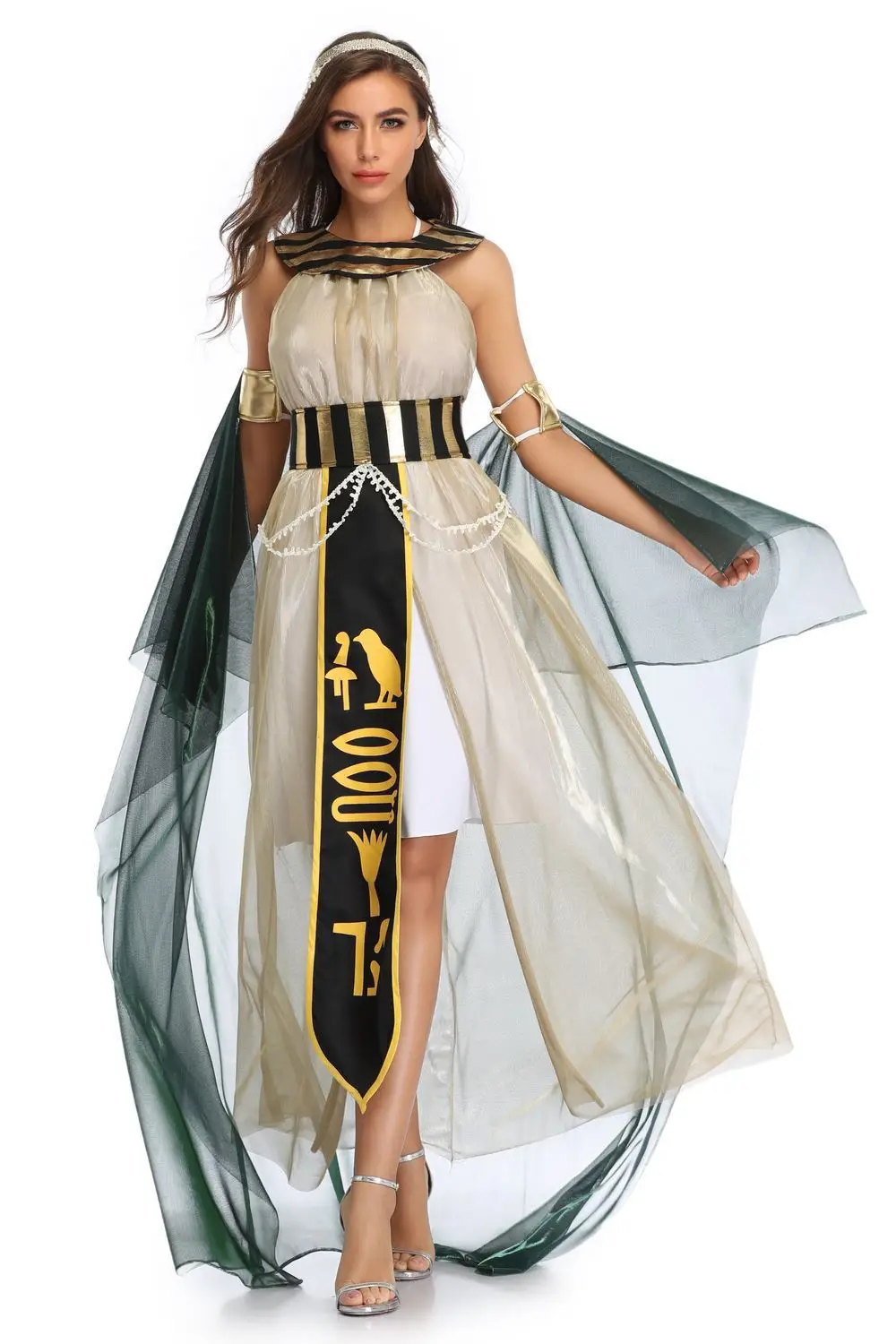 Halloween Costumes Cosplay Egypt Pharaoh Greek Goddess Stage Opera Performance Outfits