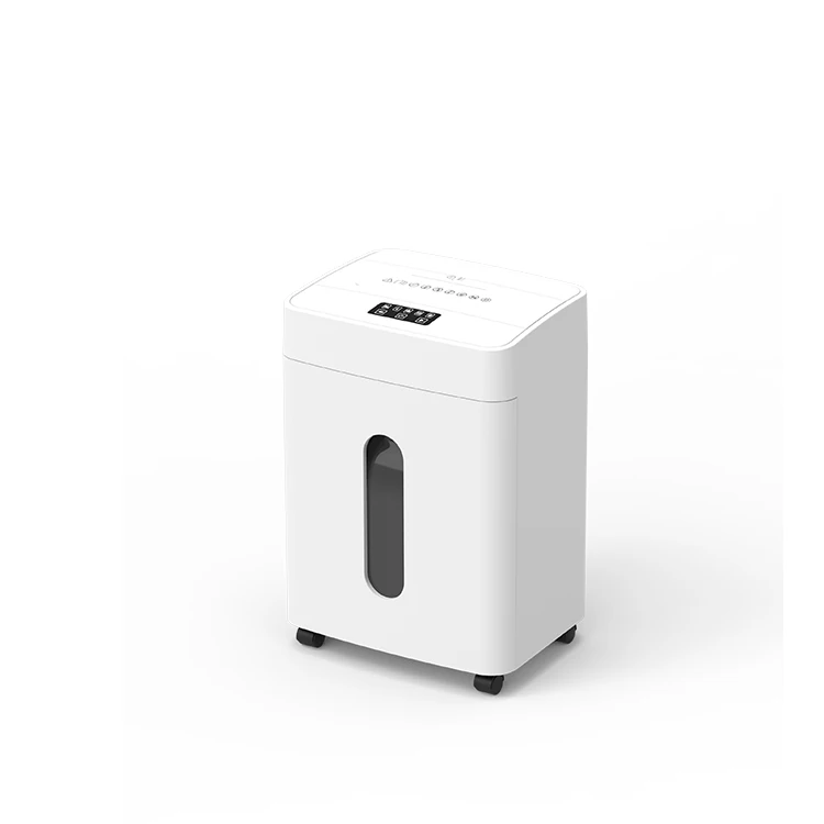 Office Electric Silent Paper Shredder 9.1L P4 6 Sheets Mini Household Paper Shredder Machine
