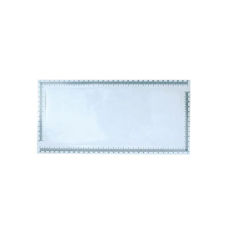 No.C097 White L shape footprint photographic scale
