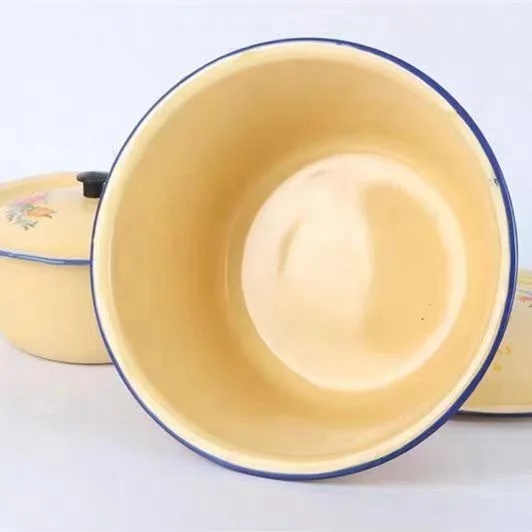 High quality enamel finger bowl 20cm 22cm 24cm 26cm 28cm Salad Bowl Set