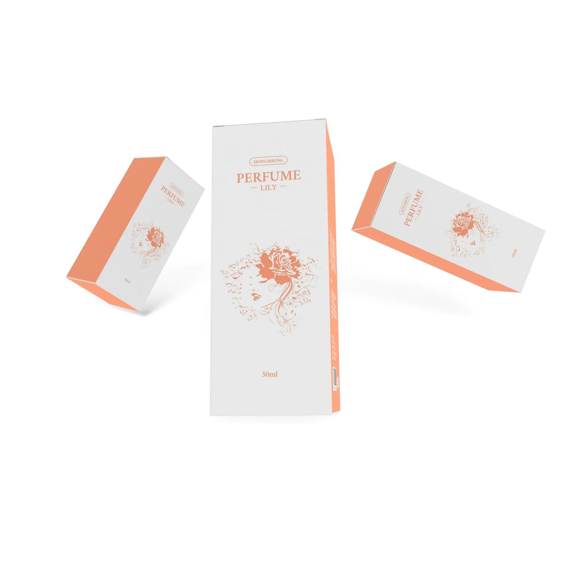 
Флакон для духов с принтом, коробка для эфирного масла, многоразовая бумажная коробка 6 мл 