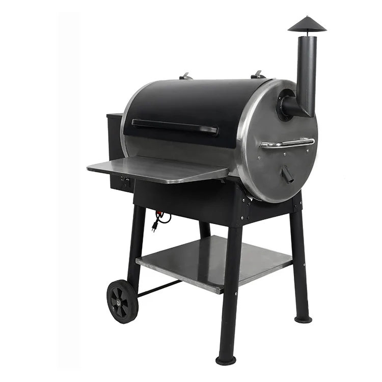 Outdoor Barbecue High Quality Multi-functional wood pellet smoker bbq grill combination