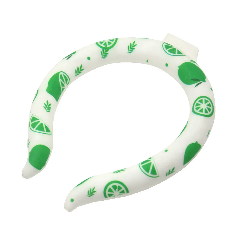 2024 Summer Hot Cold Compress Neck Pack Wrap Ring Cold Neck Cooler With Cooling Plates