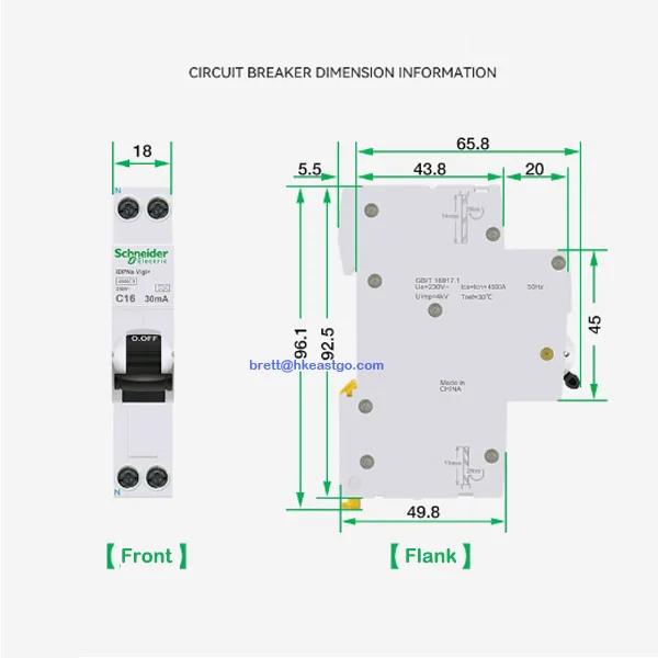 33458 Molded Case Switch-disconnector Compact NS1600 NA-1600 A-3 Poles 33458