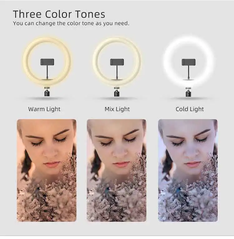 Wholesale Video Shooting LED Light Ring Light Lamp With Light Stand