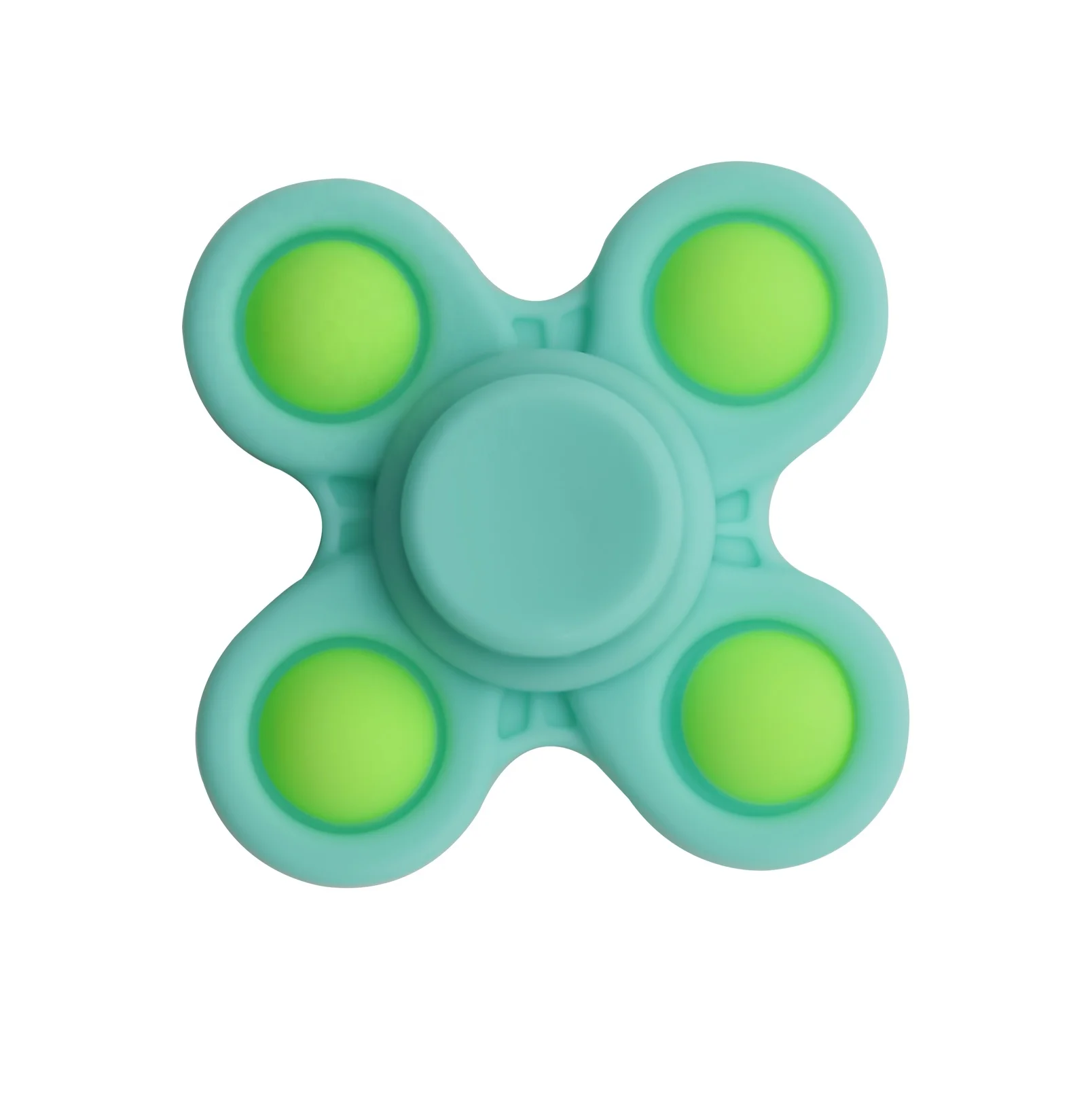 Newly Designed Food-Grade Anti-Anxiety Fidget Hand Spinner Relieve ADHD Baby Gift Silicone Fidget Spinner