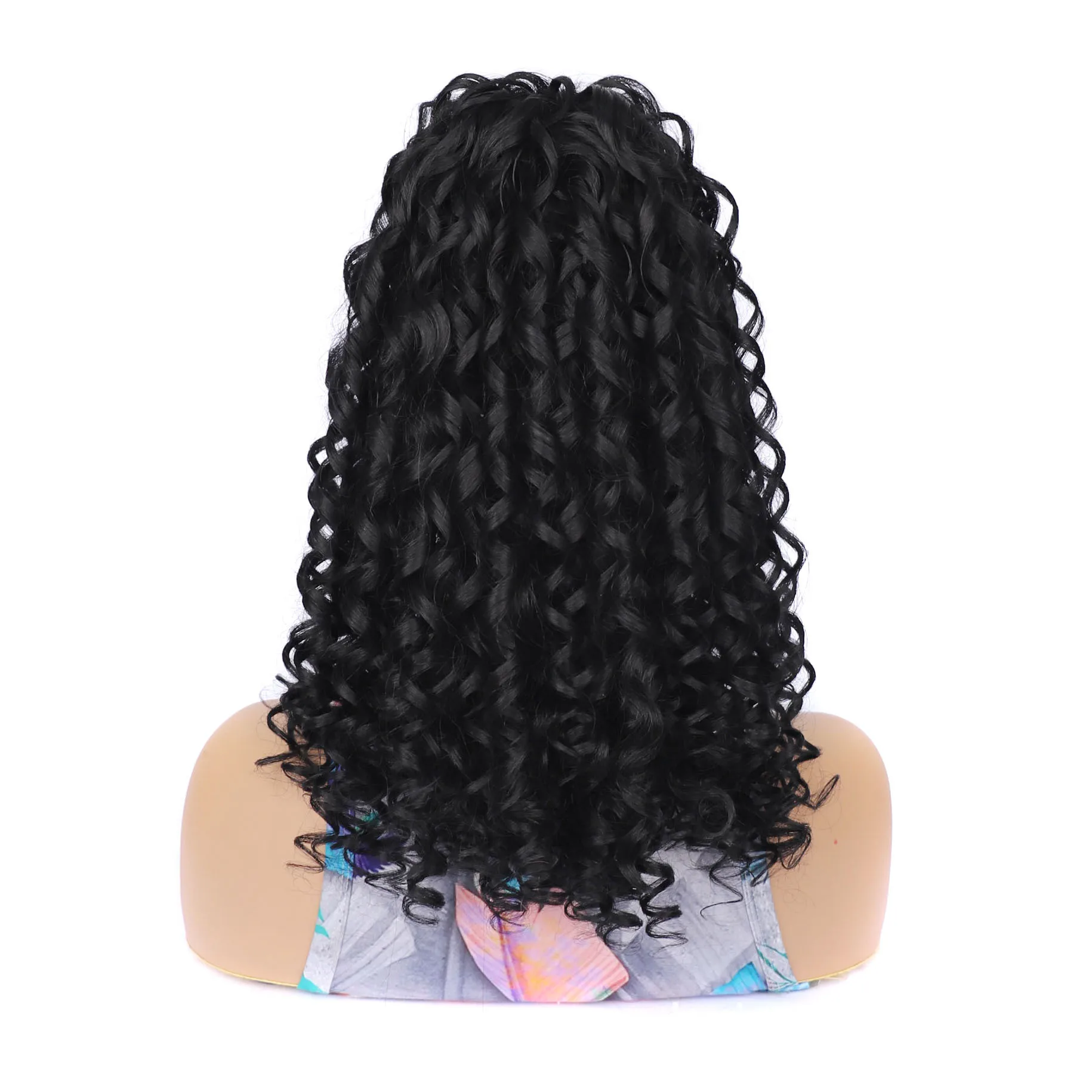Brazil  Black curls  Mawei  Roman retro wig