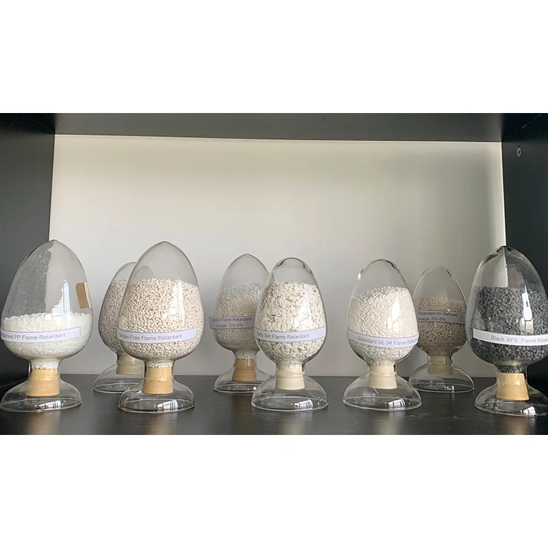 Eco-friendly intumescent phosphorus-nitrogen halogen-free PP/PE fired retardant powdered 30% glass fiber reinforced raw material