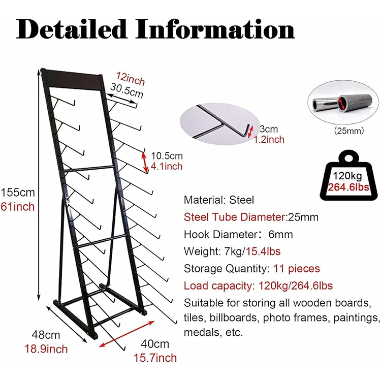 China Factory Outlet Floor Metal Ceramic Tiles Sample Display Rack Stands with 22 Card Slots for Retail Stores