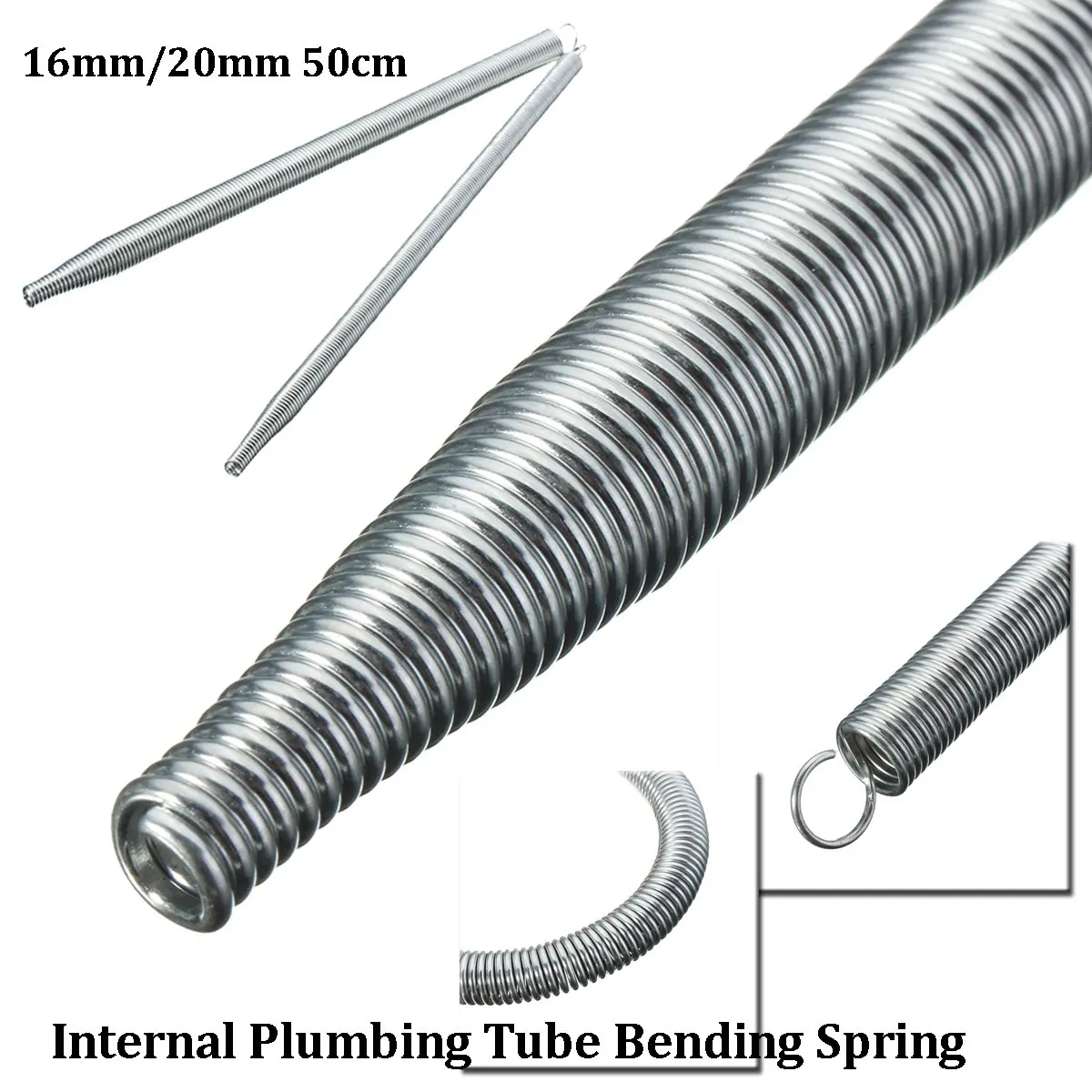 HengSheng Flaring Tool Stainless Steel Internal PVC Copper Pipe Tube Bending Spring Bender Set