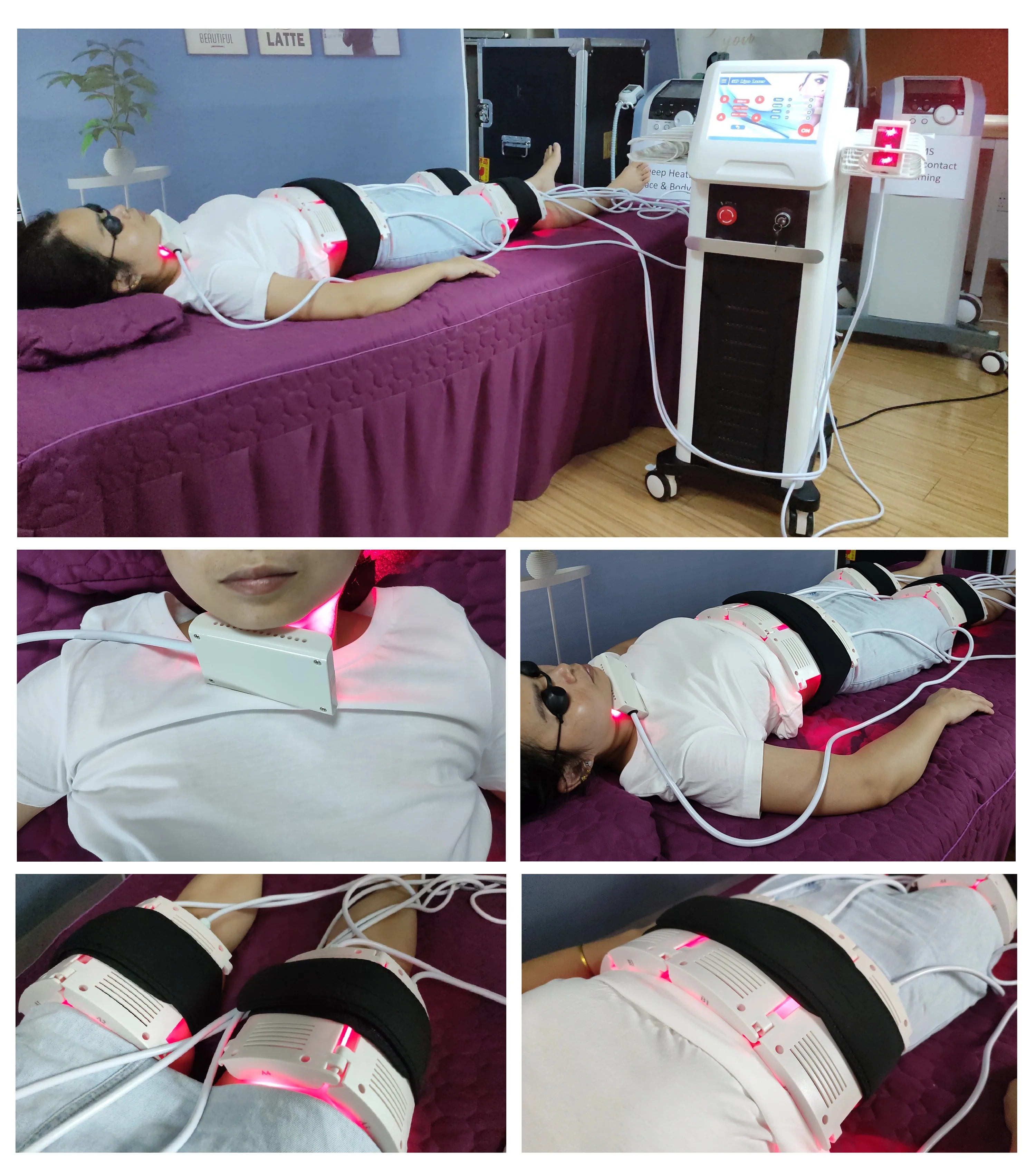GOMECY 5 Wavelength Far Infrared 5D Lipo Laser Belt For Pain Relief And Body Contouring