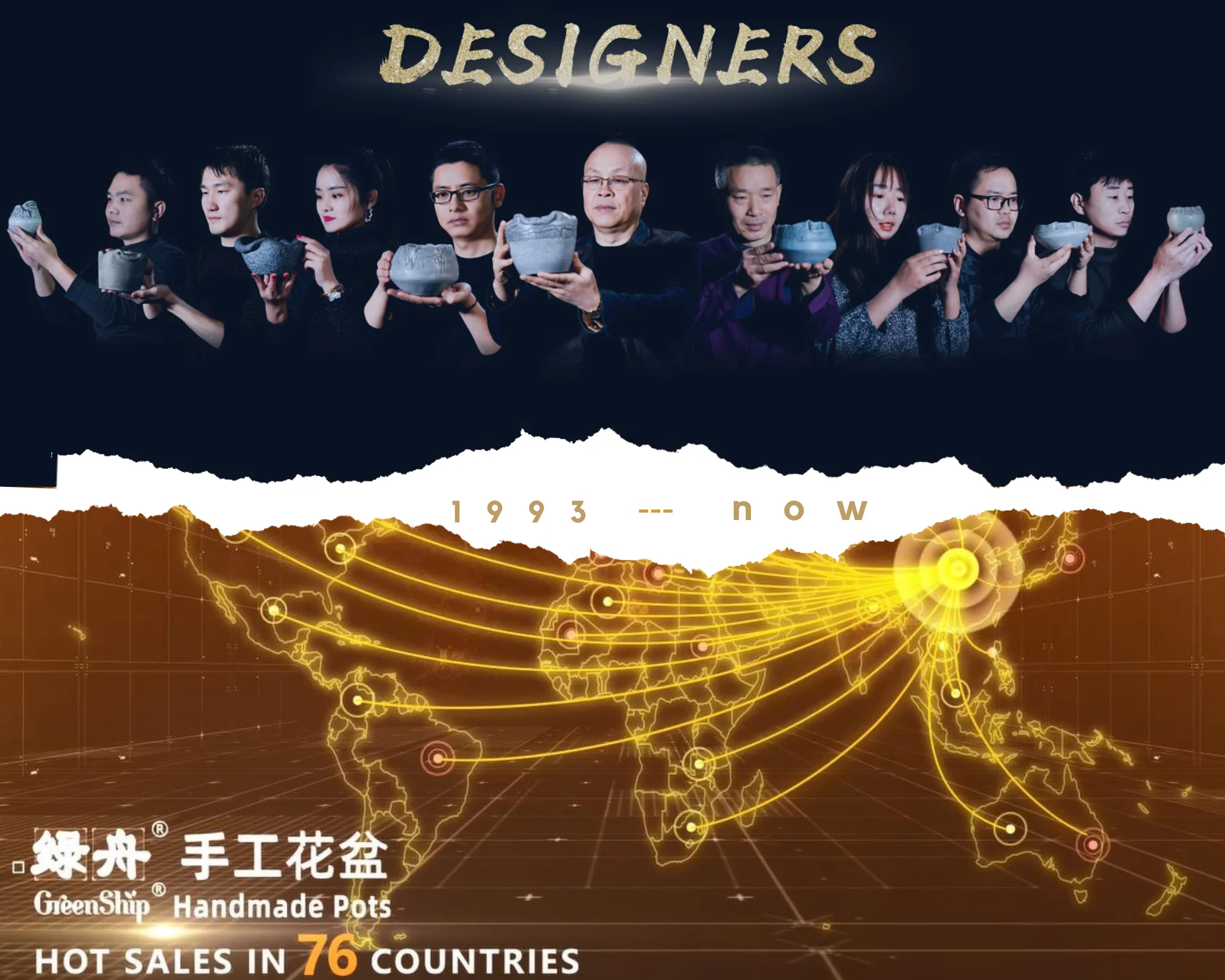 Greenship bowl shape small Resin Round Succulent Plants bonsai Pot