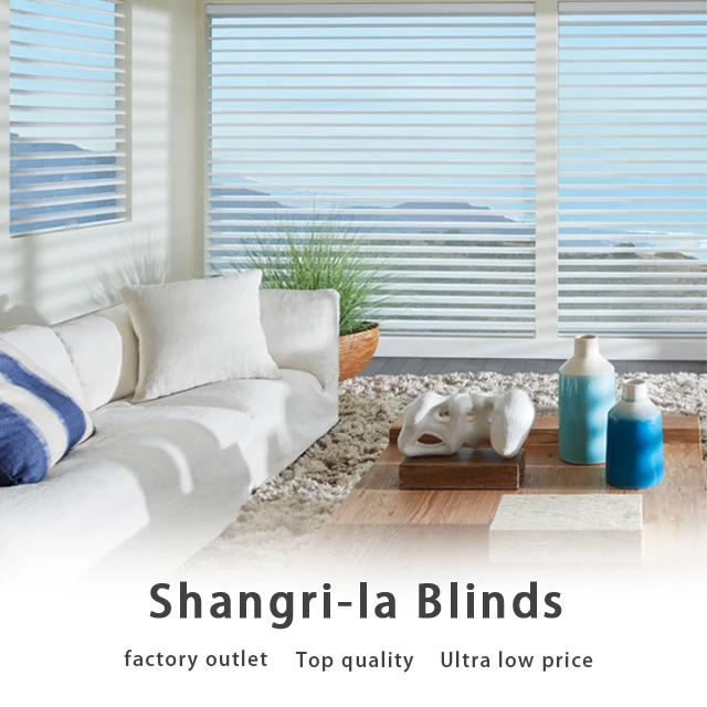 DIY Customized For Indoor Window Home Shades Tuya Zigbee 100% Polyester DC Battery Sheer Roll Up Zebra Shangri-la Blinds