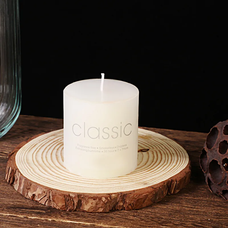 China-Made Natural Paraffin Wax Candle White Long-Lasting Light Candles for Home Decoration Votive Bar Use Chinese New Year