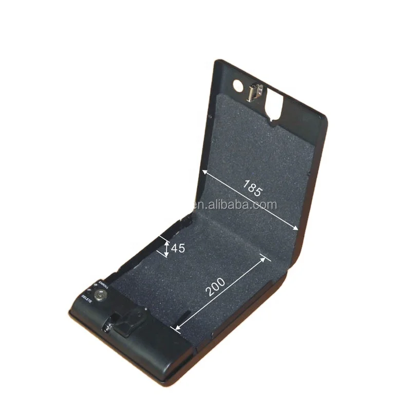 Wholesale- MS100 Micro Gary Vault Biometrics Fingerprint portable gun gun safe