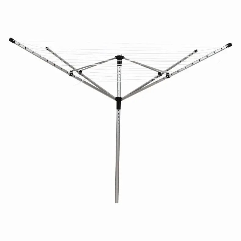 Rotary Outdoor Plastic Laundry Folding Metal Camping Telescopic Freestanding Clothes Airer Wall Use Standing Similar Umbrella