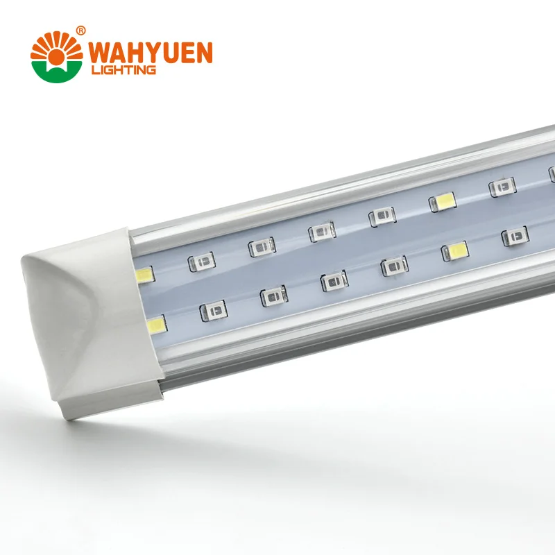 
4Ft 15W/24W/30W T8 LED Grow Light Double-Row Integrated Plant Lamp For Plants Growing 