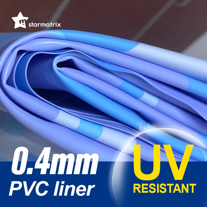 starmatrix psp493612b/bw 20 foot above ground pool resin steel wall pool