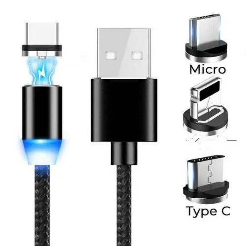 Free Shipping Factory Price Magnetic Charging Cable 3 in 1 USB cable in Mobile Phone Cables