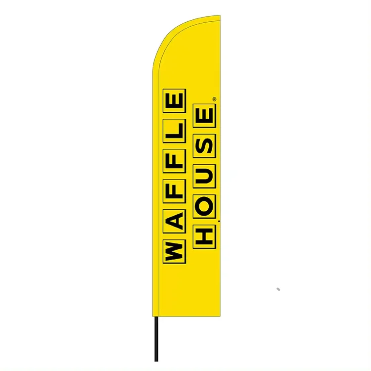 low price best selling Factory Advertising Tear Drop Flying Feather free Custom Banner Beach Flag Flags Banners
